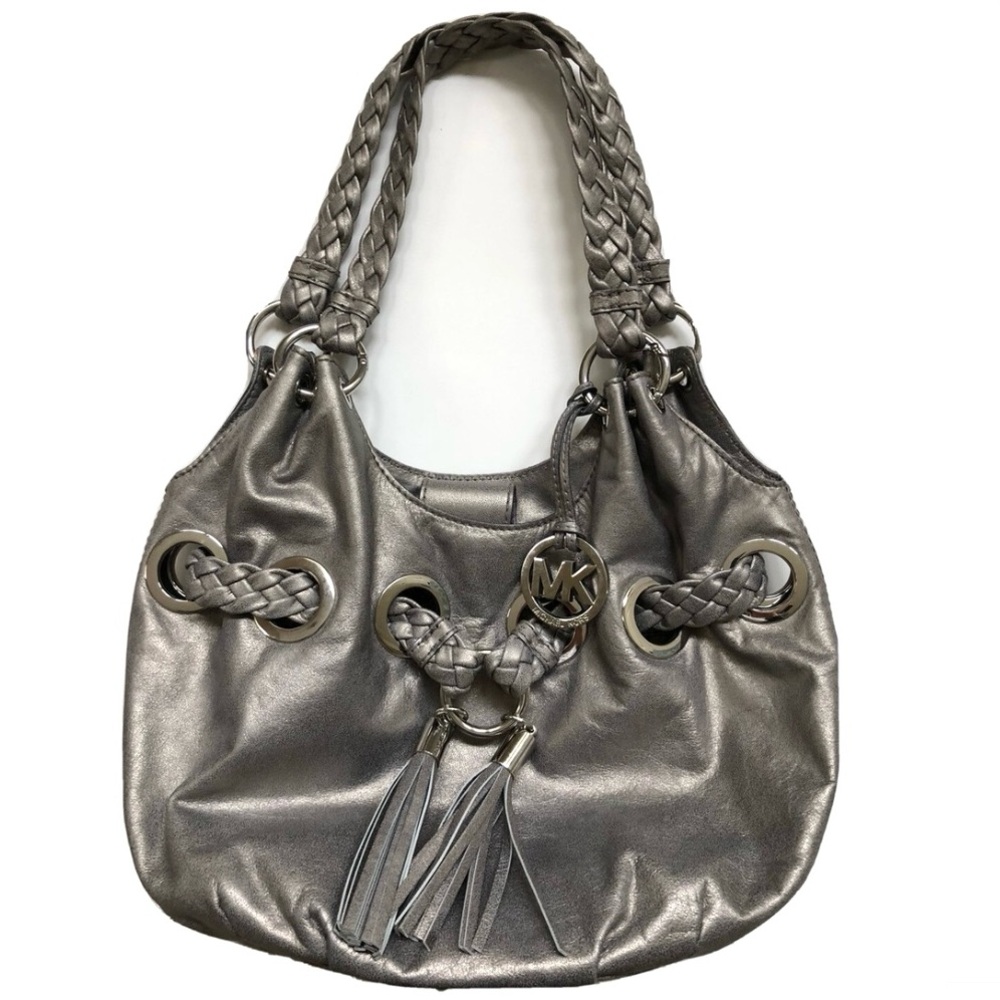 MICHAEL Michael Kors Braided Leather Satchel